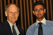 Dr. Larson and Pubudu Gawaduge